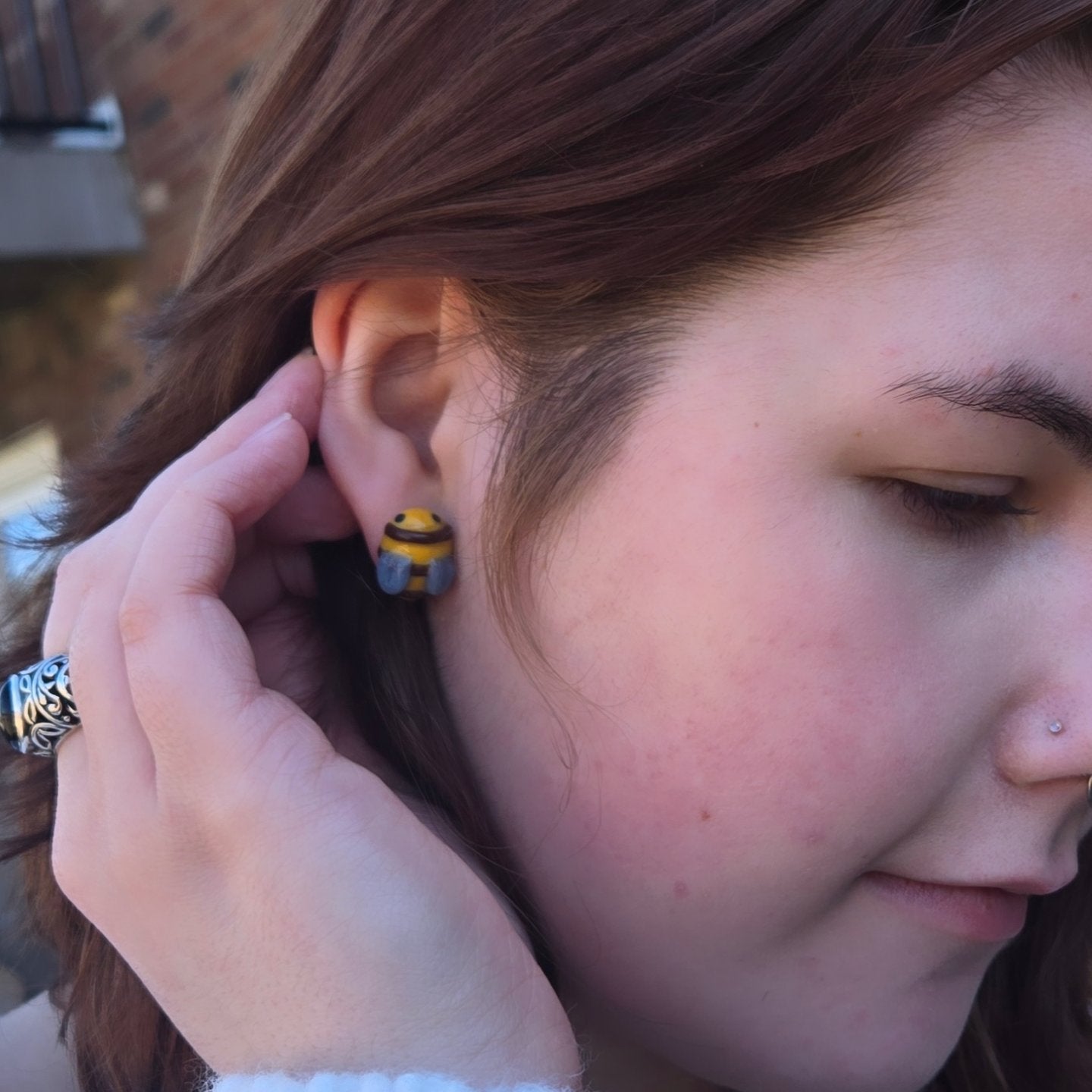Bumble Bee Studs