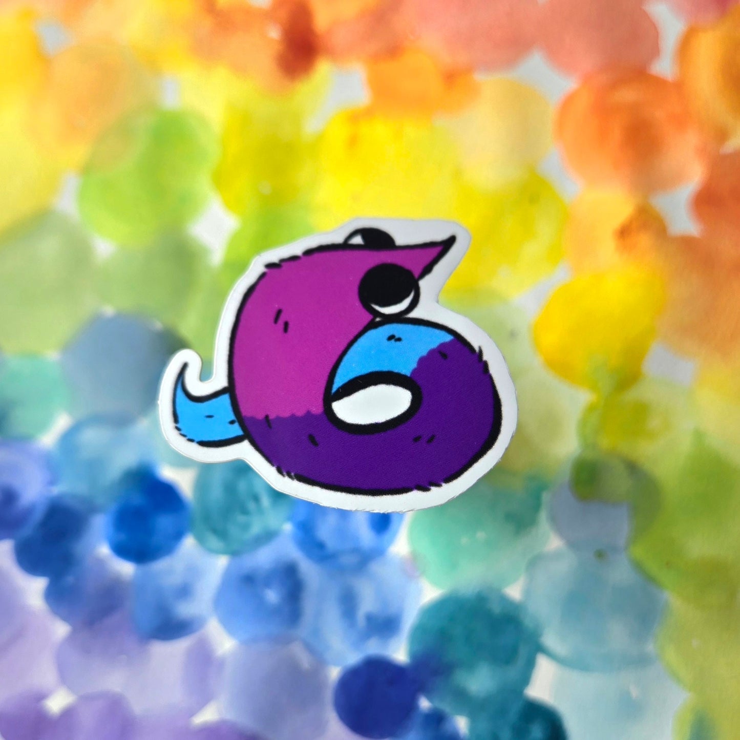 Worm on a String - Pride Stickers