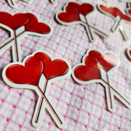 Heart Sucker Vinyl Sticker