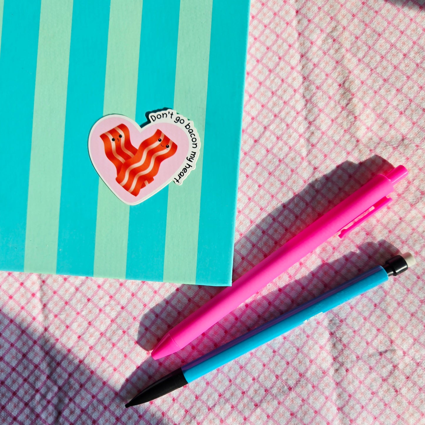 Don't Go Bacon My Heart Sticker