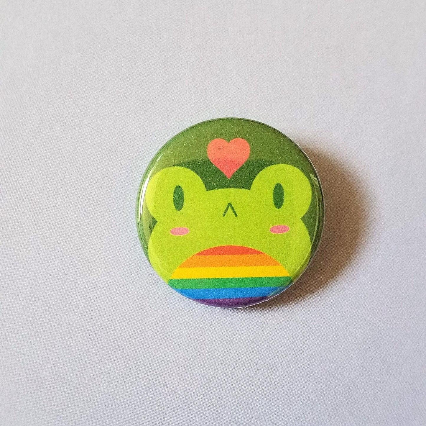 Pride Frogs Pinback Buttons