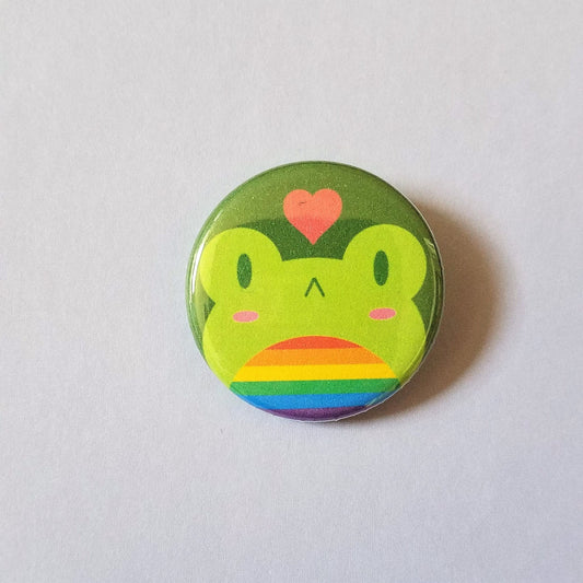 Pride Frogs Pinback Buttons