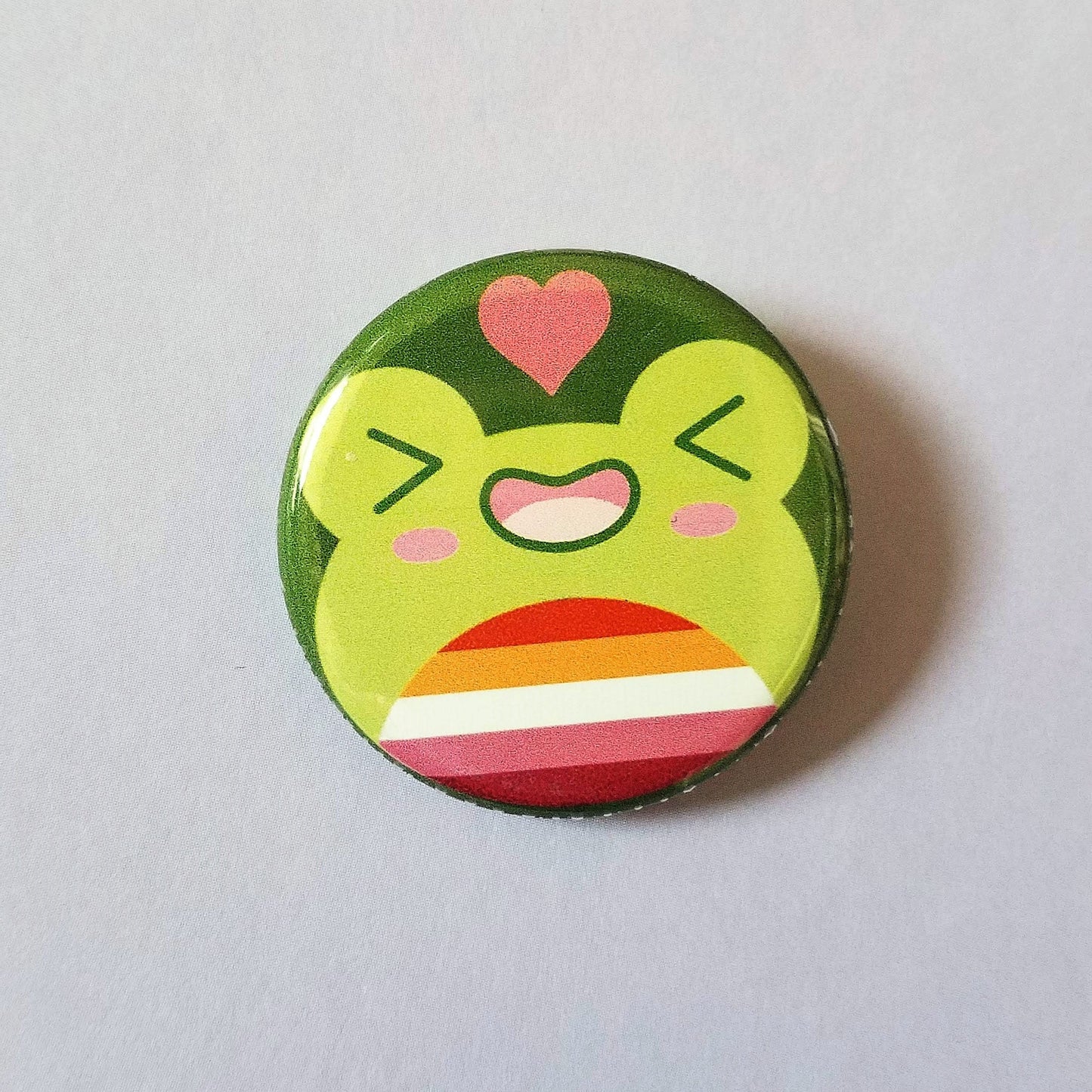 Pride Frogs Pinback Buttons