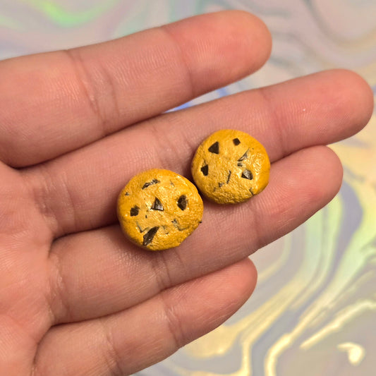 Chocolate Chip Cookie Earrings